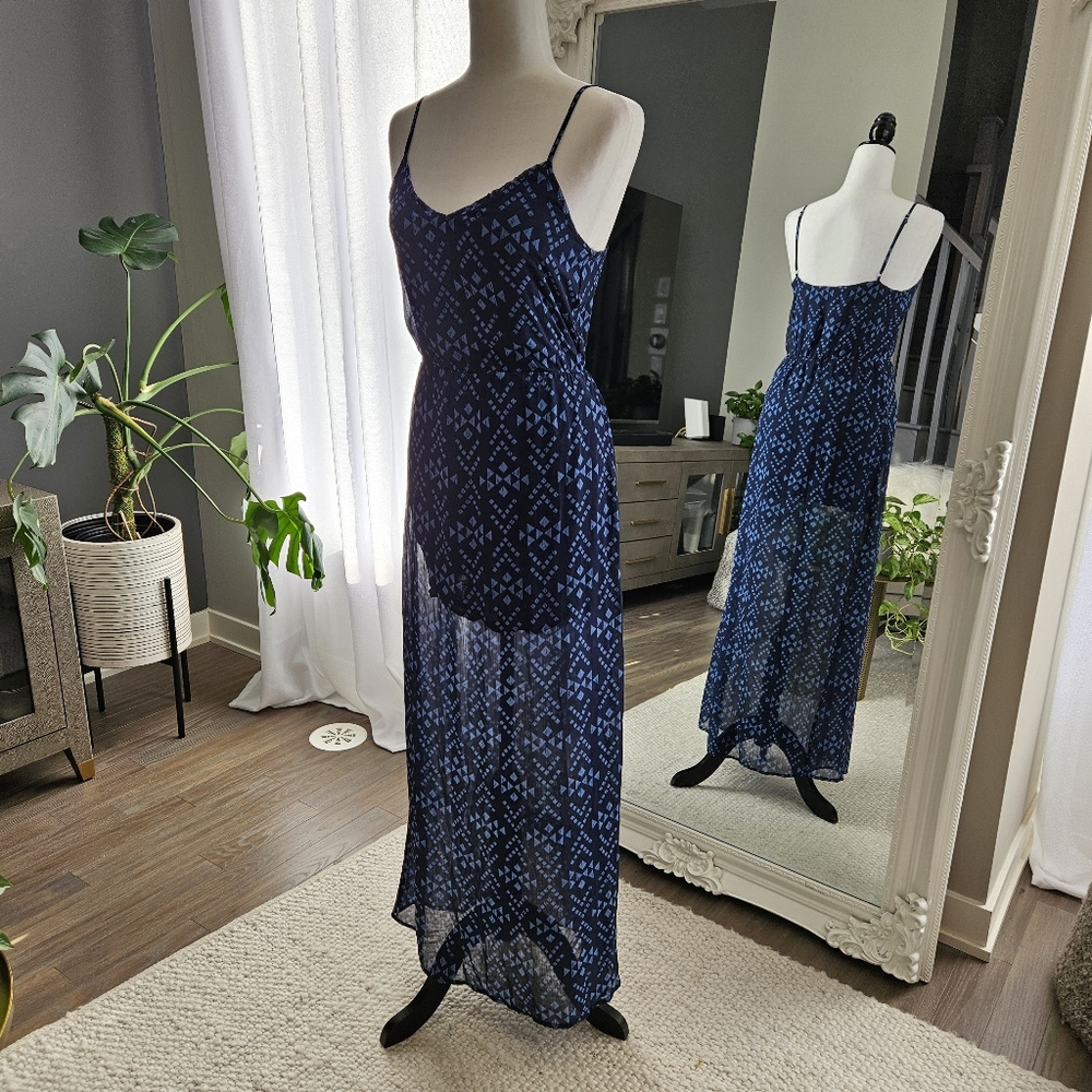 Blue maxi dress